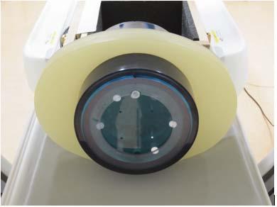 Figure 3. A calibration phantom with an attached elliptical-shaped part.