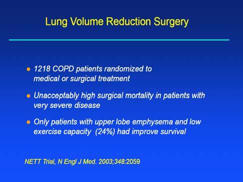 Future for COPD Lung