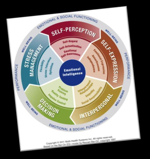 Emotional Intelligence (EQ) Competencies 1.Adaptability 2.Assertiveness 3.Authenticity 4.Collaboration 5.Compassion 6.Conflict Management 7.Confrontation 8.Congruence 9.Constructive Discontent 10.