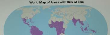 Areas With Risk of Zika