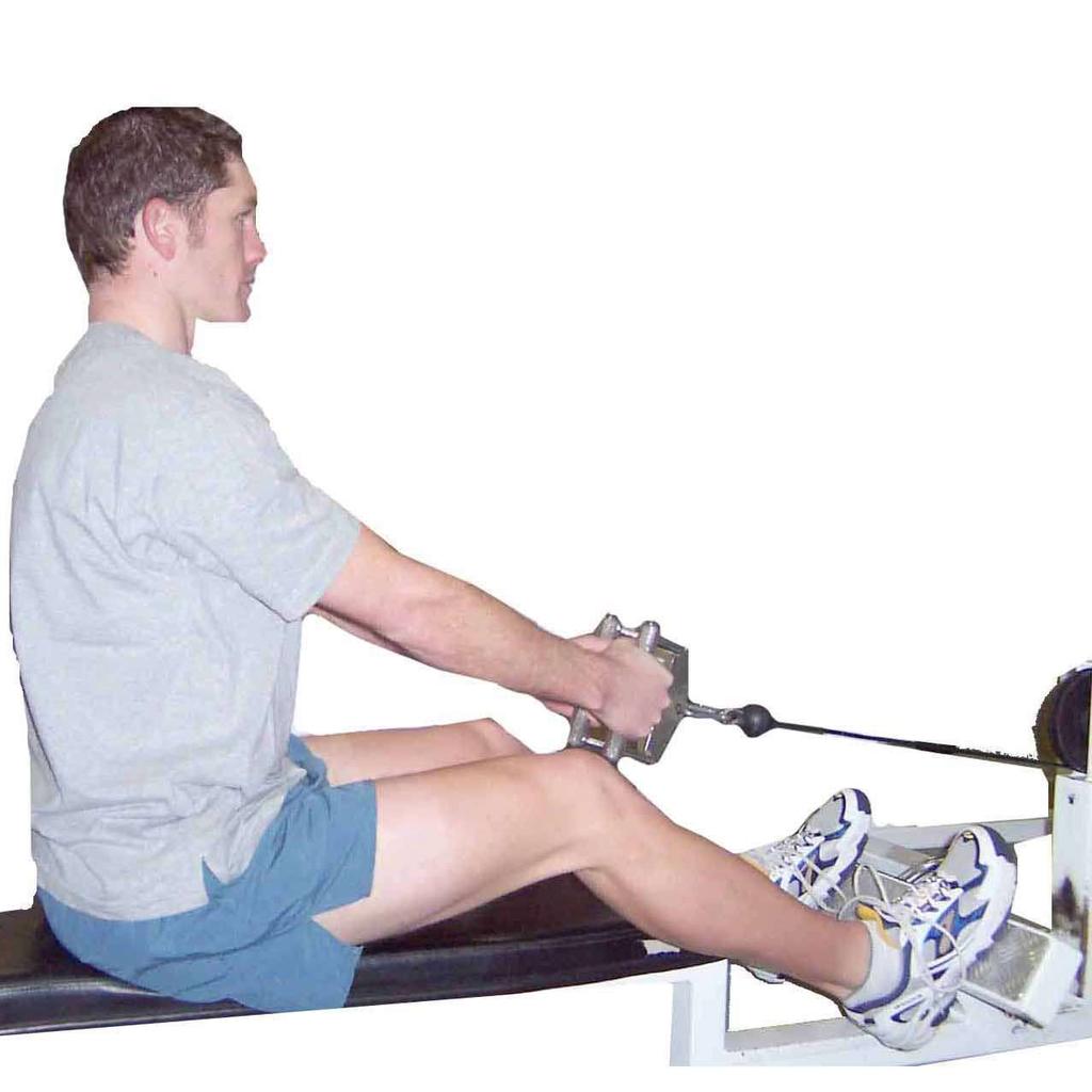 around one ankle Hold something for support Pull the cable by flexing the hip Leg straight