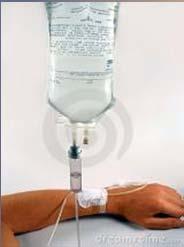 IV push small volume of drug (bolus) injected into a peripheral saline lock (PRN
