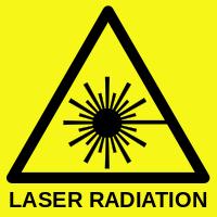 Parallel laser light is focused by the lens onto the retina!