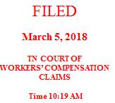 ) ) EXPEDITED HEARING ORDER GRANTING BENEFITS This matter came before the Court on February 28, 2018, for an Expedited Hearing. The present focus of this case is whether Ms.
