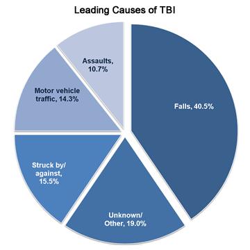 Slide 28 Leading Causes of TBI o Falls (40.