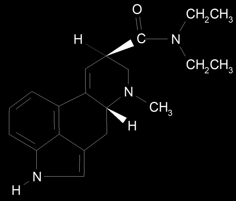 Lysergic Acid Diethylamide (LSD) O CH 2 CH 3 H C N CH 2 CH 3