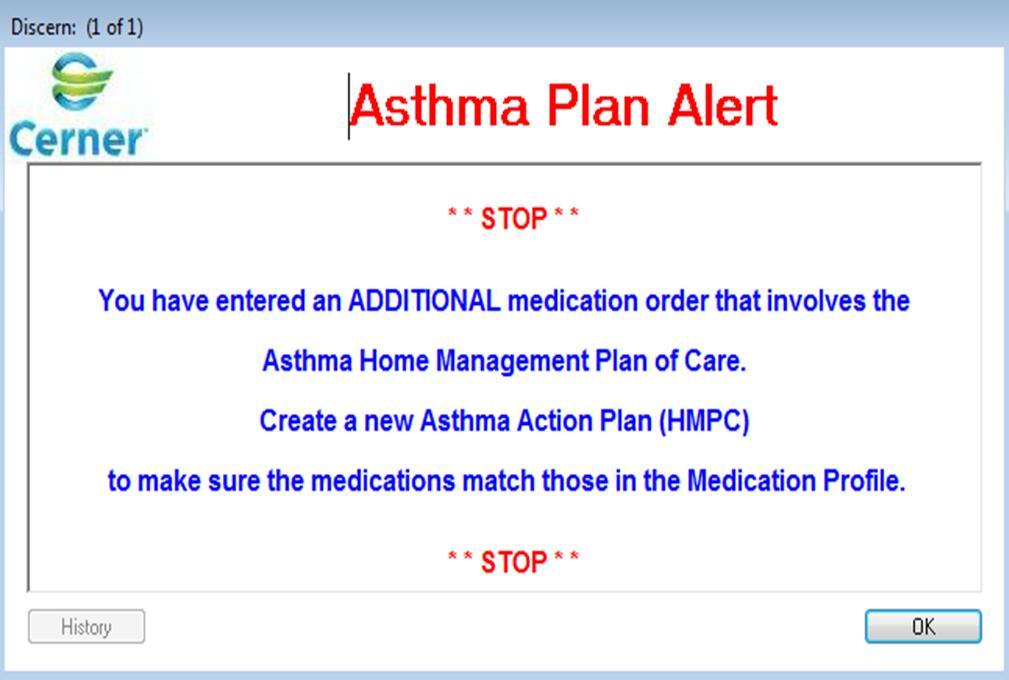 Asthma How Health IT was Utilized ❾ In order to ensure that all medications ordered match those in the
