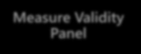 Validity Panel Measure Update Panel