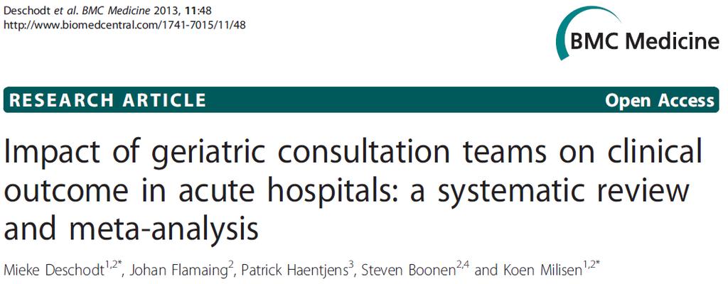 No consistent impact on clinical outcomes Reasons for non-effect Lack of adherence to the team s recommendations Lack of control over care Interventions on