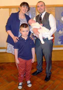 Busy baptism day at St John s The Reverend David Tomlinson had a very busy Sunday morning at St.