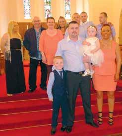 The second christening was Tori Jayne Clark, born 22nd March 2010 to Simon Clark and Lisa Miller from Jubilee Road.