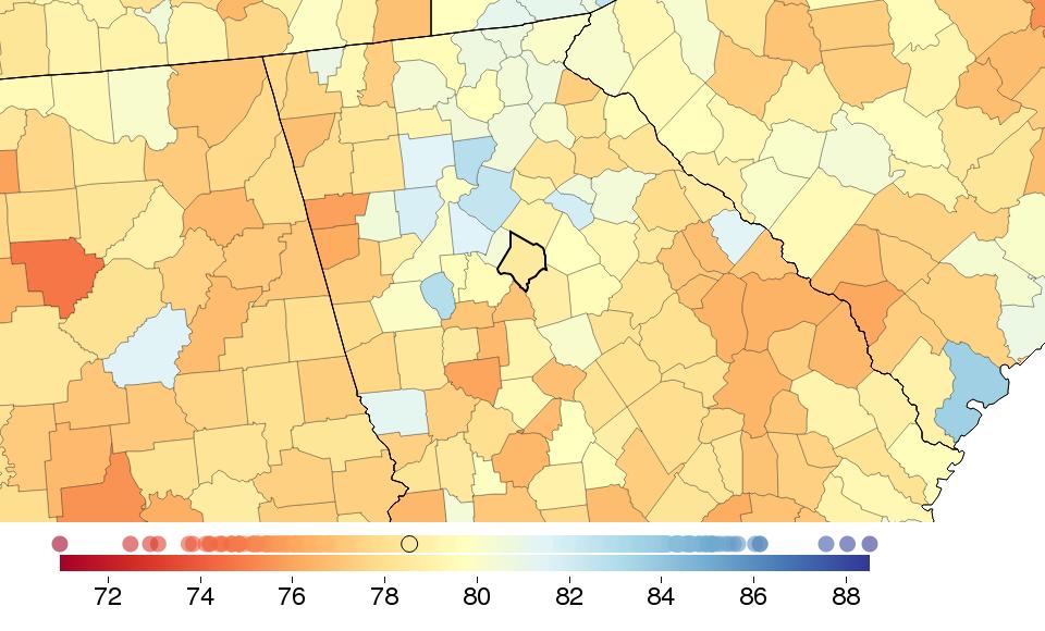 COUNTY PROFILE: Newton County, Georgia US COUNTY PERFORMANCE The Institute for Health Metrics and Evaluation (IHME) at the