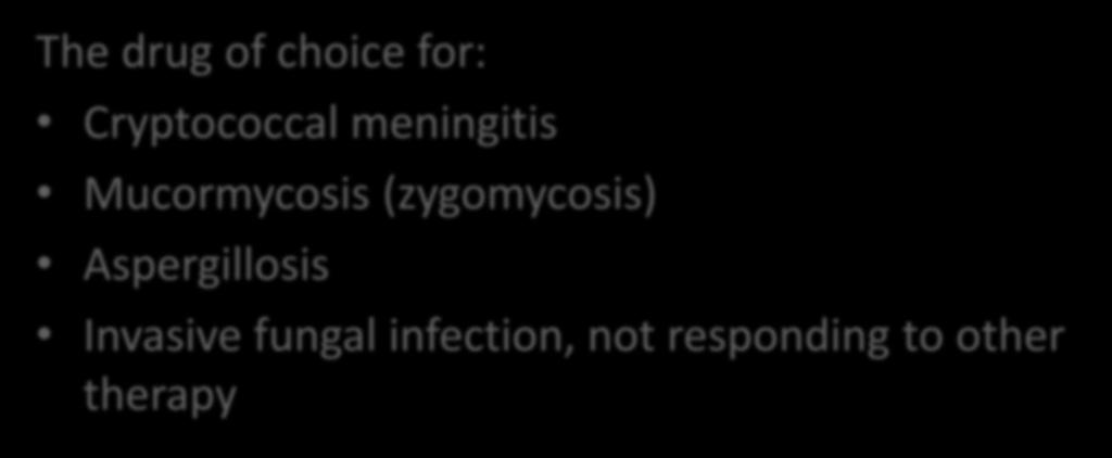 Mucormycosis (zygomycosis) Aspergillosis