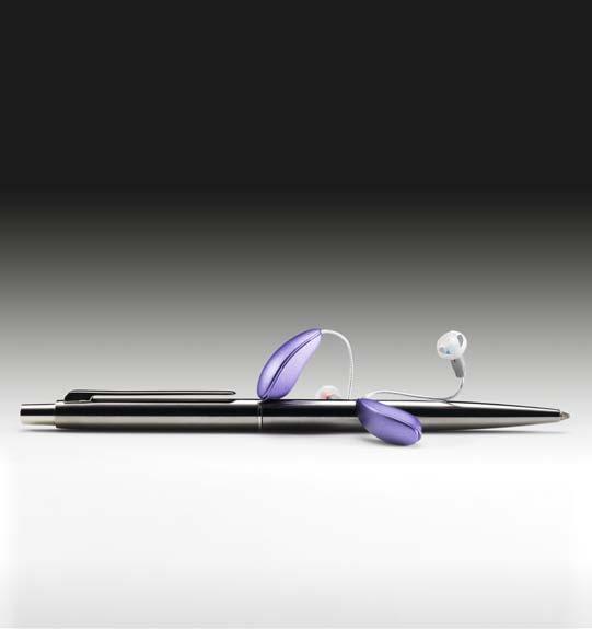 Discreetness is so much more than size If discretion is what you want, Oticon Intiga delivers. The subtle, petal-shaped shell rests in shadow at the top of your ear, away from prying eyes.