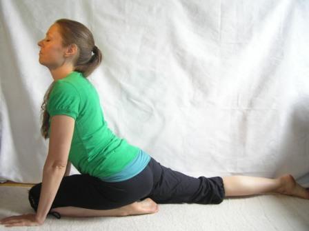 Tiger stretch Tiger stretch is a yoga pose that helps to open up in the pelvic region. It helps to increase the circulation to your reproductive organs by releasing tension in the lower back.