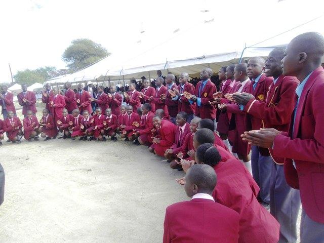 Students from Chivi High School entertained the