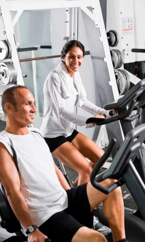 It seems that health concerns are a big motivator for people to belong to a health club.