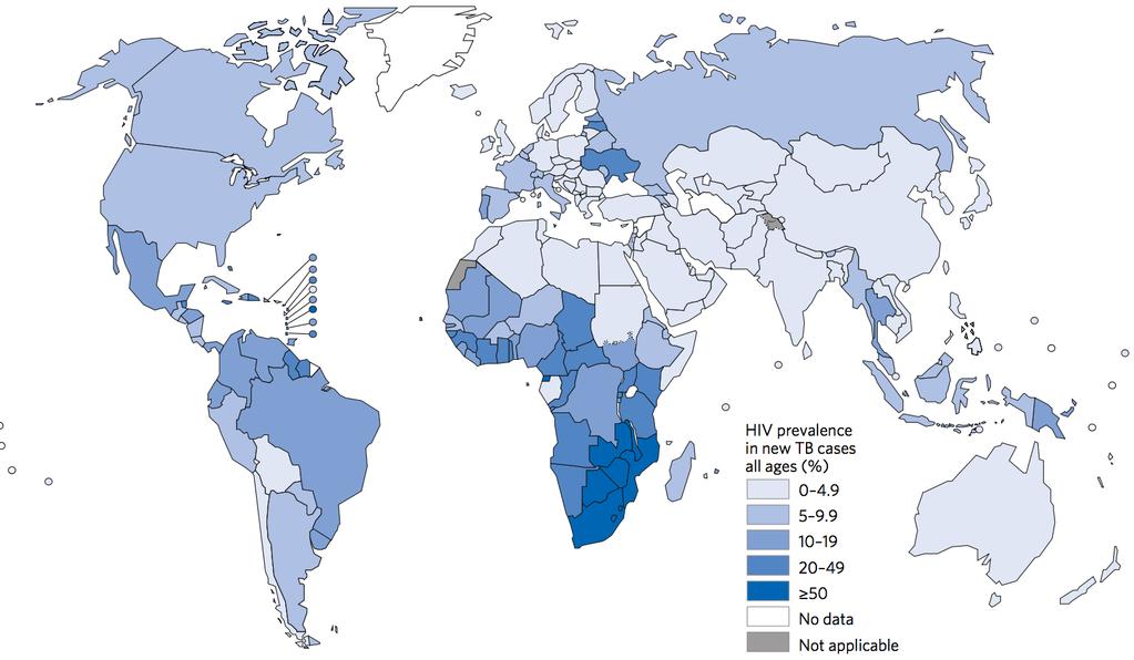 HIV prevalence: New/relapsed