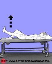c) Heel slides Bend and straighten your leg by sliding your heel up the bed towards you.