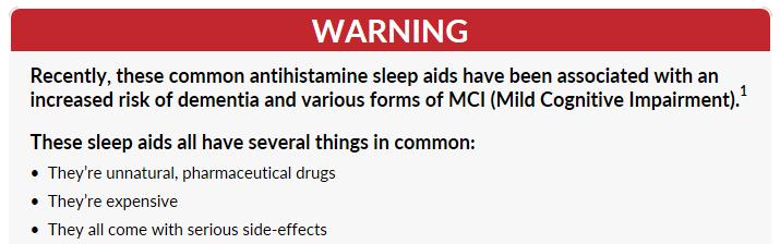 Antihistamines (Benadryl,