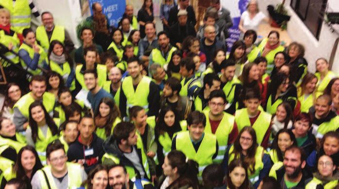 250 volunteers at Valencia Registry Week, part of the European End Street