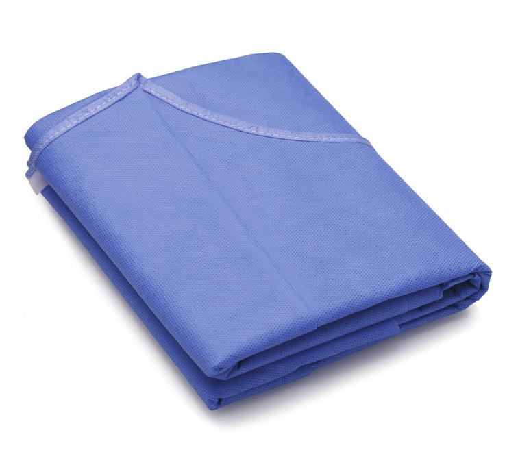 Its cotton cuffs, waist-belt and surgical folding make it the ideal choice for clinical work sessions.