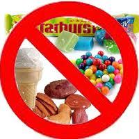 Reduce sugary foods