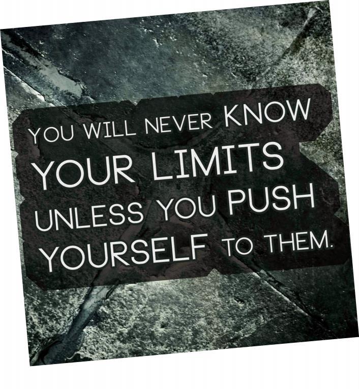 Push yourself to the limits Your weight isn't the only thing that can yo-yo; motivation can have the same motion.