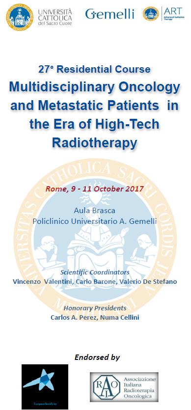 Session 5: Symptoms management Radiotherapy symptoms control in bone mets Francesco Cellini GemelliART Ernesto