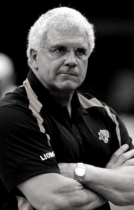 BC Lions Wally Buono Wally Buono is one of the most iconic coaches of Canadian football
