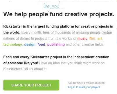 funding Turned to community and Kickstarter to