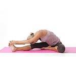 Deep stretches shoulders, arms and wrists Strengthens knees Head to Knee Pose (Janu