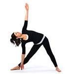 Triangle Pose (Trikonasana) Stretches inner thighs and groin Tones waist and