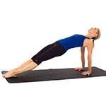 Upward Plank Pose (Purvottanasana) Strengthens arms and chest