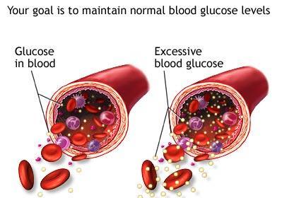 #5 Blood Sugar/Glucose: What is it? A blood glucose test measures the amount of a type of sugar, called glucose, in your blood. Glucose comes from carbohydrate foods.