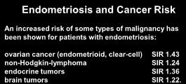 Malignant neoplasms arising in endometriosis.