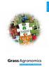 Product Catalogue Grass Agronomics. Nutrition health management