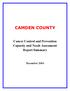 CAMDEN COUNTY. Cancer Control and Prevention Capacity and Needs Assessment Report Summary