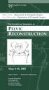 PELVIC RECONSTRUCTION