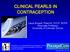 CLINICAL PEARLS IN CONTRACEPTION