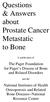 Questions & Answers about Prostate Cancer Metastatic to Bone