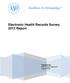 Electronic Health Records Survey 2012 Report
