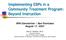 Implementing EBPs in a Community Treatment Program: Beyond Instruction