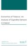 Economics of Tobacco: An Analysis of Cigarette Demand in Ireland