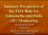 Industry Perspective of the FDA Rule for Salmonella enteritidis (SE) Monitoring