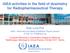 IAEA activities in the field of dosimetry for Radiopharmaceutical Therapy