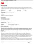 Safety Data Sheet. Document Group: Version Number: 3.00 Issue Date: 05/23/16 Supercedes Date: 10/21/14