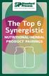The Top 6 Synergistic nutritional-herbal product pairings