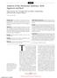 STUDY. Analysis of the Melanoma Epidemic, Both Apparent and Real