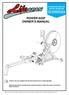 ROWER-625F OWNER S MANUAL